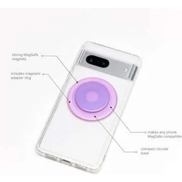 PopSockets Phone Grip with MagSafe - Pink Opalescent