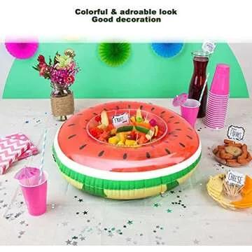 HobbyLane Inflatable Pool Float Giant 46" Pool Lounge Toy, Fruit Pool Tubes, Pool Toys for Swimming Pool Party Decorations