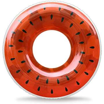 HobbyLane Inflatable Pool Float Giant 46" Pool Lounge Toy, Fruit Pool Tubes, Pool Toys for Swimming Pool Party Decorations