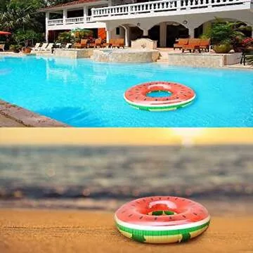 HobbyLane Inflatable Pool Float Giant 46" Pool Lounge Toy, Fruit Pool Tubes, Pool Toys for Swimming Pool Party Decorations