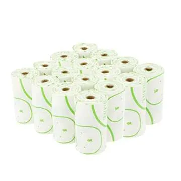 CompostaPoop Biodegradable Dog Poop Bag | Plant-Based Dog Waste Bag | Home Compostable | Dispenser Refill Rolls | Unscented Leak Proof Poo Bags Rated ASTM D6400 | Eco Friendly (240 bags (16 Rolls))