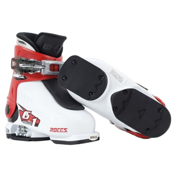 Roces Adjustable Youth Ski Boots Size 16.0-18.5 White Red Black
