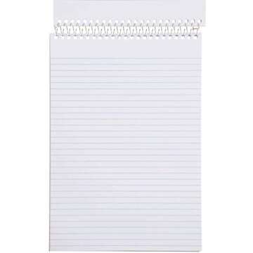 Mintra Office Steno Book - (Primary Colors, 8 Pads/Pack, Narrow Ruled) - 6inx9in, 100 Sheets per pad, POLY Cover, notebook for writing notes in school, university, college, work, office