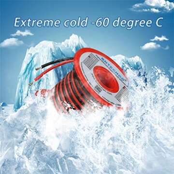 BNTECHGO 18 Gauge Silicone Wire Spool Red 25ft and Black 25ft 2 Separate Wires Flexible 18 AWG Stranded Tinned Copper Wire