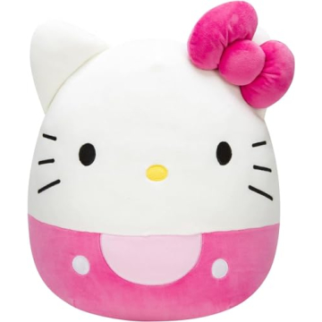 Squishmallows Hello Kitty Pink Bow & Shorts 14-Inch - Sanrio Ultrasoft Stuffed Animal Large Plush To...
