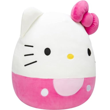 Squishmallows Hello Kitty Pink Bow & Shorts Plush Toy 14 Inch
