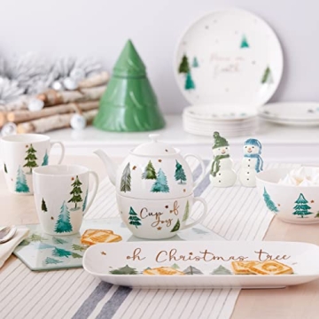 Lenox Balsam Lane Hors D'Oeuvre Tray for Holiday Entertaining