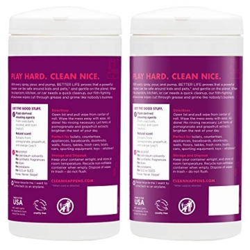 Better Life Natural All-Purpose Cleaning Wipes 140 Count