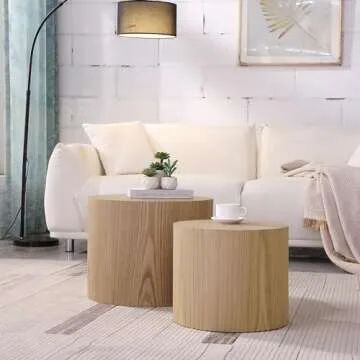 WILLIAMSPACE Stylish Nesting Coffee Tables for Small Spaces