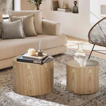 WILLIAMSPACE Stylish Nesting Coffee Tables for Small Spaces