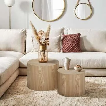 WILLIAMSPACE Stylish Nesting Coffee Tables for Small Spaces