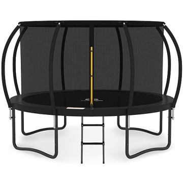 Jumpzylla Trampoline for Kids with Safety Enclosure
