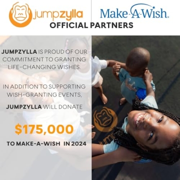 Jumpzylla Trampoline for Kids with Safety Enclosure