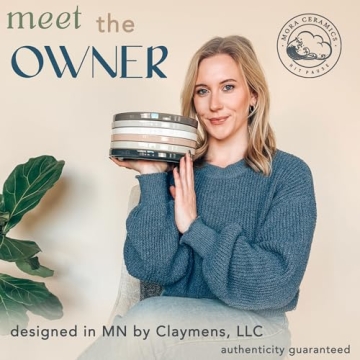 Mora Ceramic Flat Plates Set - Elegant & Durable Tableware