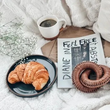 Mora Ceramic Flat Plates Set - Elegant & Durable Tableware