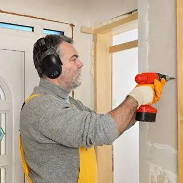 Pro For Sho 34dB NRR Hearing Protection Ear Muffs - Highest NRR in Compact Design, Noise Cancelling Headphones for Adults and Kids, Sensory Autism Ear Protection for Shooting, Gun Range, Mowing, Work