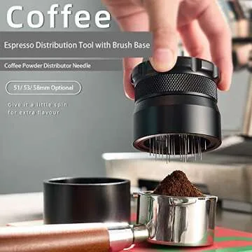 Espresso Distribution Tool for Perfect Coffee Brewing