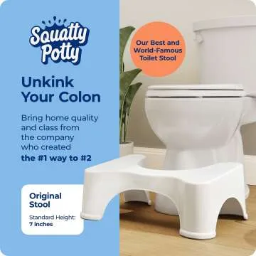 Squatty Potty - 7 Inch Toilet Stool for Better Health