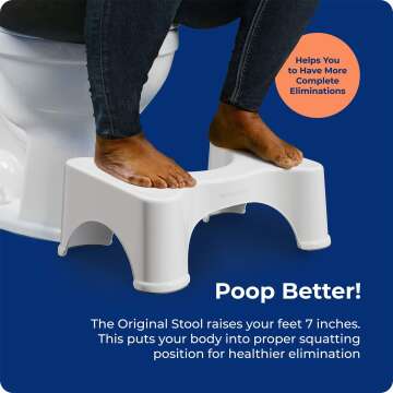 Squatty Potty - 7 Inch Toilet Stool for Better Health