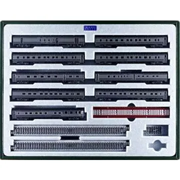 Kato USA N Scale New York Central 20th Century Limited 9-Car Set with EMD Locomotives
