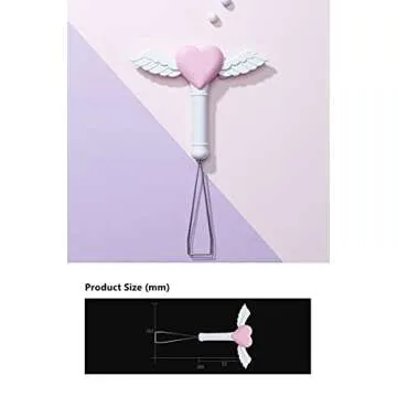 FKZ Keycap Puller, Fairy Wand - Custom Mechanical Keyboard Keycap Removal Tool for Cherry MX, Gateron, Outemu, Kailh Switches - QWERTY USB-C Keyboard DIY Accessory