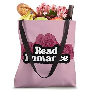 Stylish Read Romance Tote Bag for Book Lovers