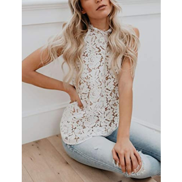 Elegant Women Lace Crochet Floral Camisole for Every Occasion