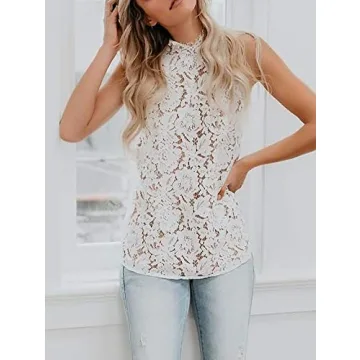Elegant Women Lace Crochet Floral Camisole for Every Occasion