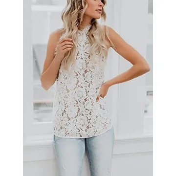Elegant Women Lace Crochet Floral Camisole for Every Occasion