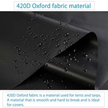 Konnfeir Half Car Cover - All-Weather Sunshade & Snow Cover