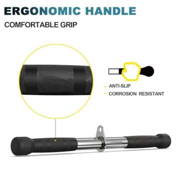 POWER GUIDANCE Cable Machine Attachment Set - Home Gym Essentials