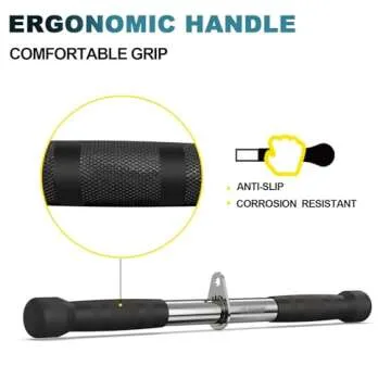 POWER GUIDANCE Cable Machine Attachment Set - Home Gym Essentials