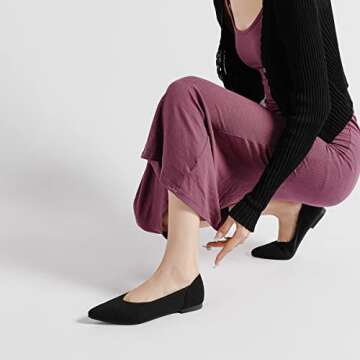 Semwiss Comfortable Ballet Flats for Work and Casual Wear