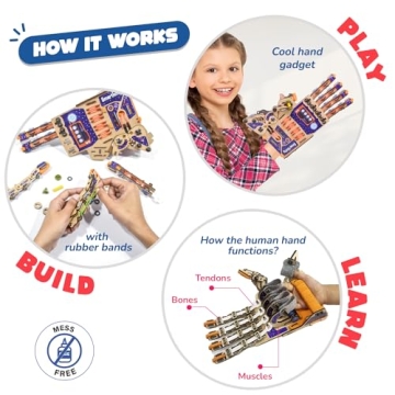 Smartivity Robotic Mechanical Hand STEM Toy for Kids