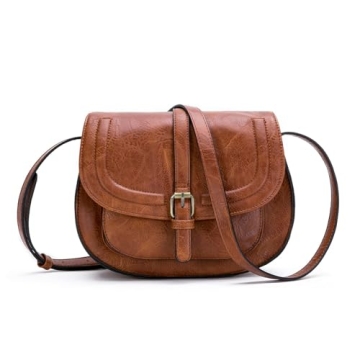 Stylish AFKOMST Vegan Leather Crossbody Bag for Women