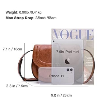 Stylish AFKOMST Vegan Leather Crossbody Bag for Women