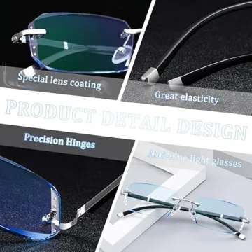 2026 New Clarity Blue Glasses, Clarity Multifunctional Smart Blue Glasses, Automatic Adjustment Eye ...