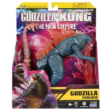 Godzilla x Kong 6" Godzilla Evolved (w/Heat Ray) by Playmates Toys
