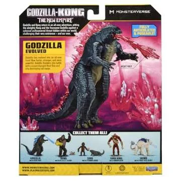 Godzilla x Kong 6" Godzilla Evolved (w/Heat Ray) by Playmates Toys