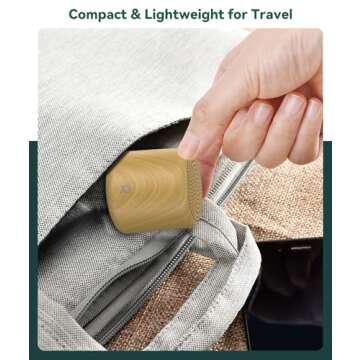 Portable Sound Machine Wood Grain Bundle with White Noise Machine for Adults,16 Soothing Sounds, Noise Canceling for Office&Sleeping, Sound Therapy for Home, Travel