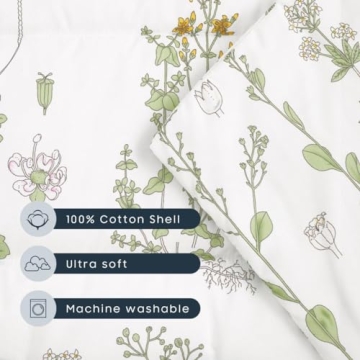 Cozy Toddler Nap Mat with Pillow and Blanket - Floral Design