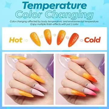 Modelones 9 Color Changing Gel Nail Polish Set Sale