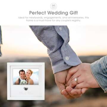 Elegant Thumbprint Photo Frame for Couples