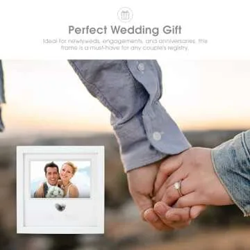 Elegant Thumbprint Photo Frame for Couples