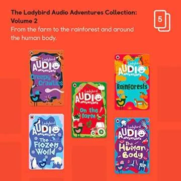 Yoto Ladybird Audio Adventures Collection: Vol. 2 – Kids 5 Audio Cards for Use with Player & Mini ...