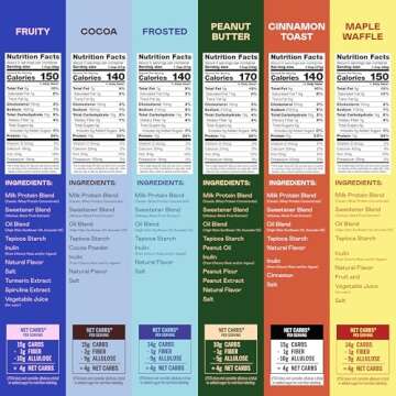 Magic Spoon Cereal, Variety 6-Pack of Cereal + Spoon - Keto & Low Carb Lifestyles, Gluten & Grain Free, High Protein, 0g Sugar