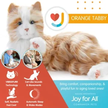Lifelike JOY FOR ALL Companion Pet Cat for Seniors