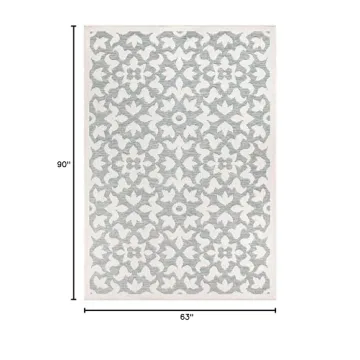 Simply Southern Cottage Magnolia Floral Area Rug