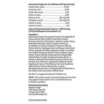 Breeder's Edge Foster Care Feline - Powdered Milk Replacer - for Kittens & Cats - 4.5 LB