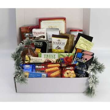 Large Hanukkah Gift Basket with Sweets & Treats